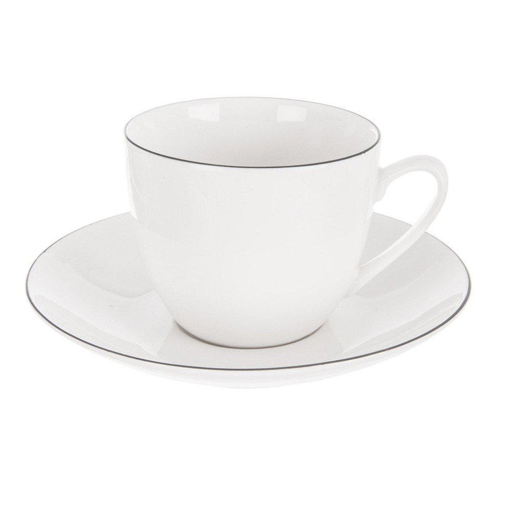 E-shop Biela porcelánová šálka na cappuccino 210 ml Decora – Orion