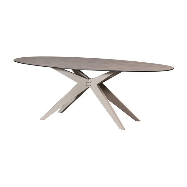 Hliníkový záhradný jedálenský stôl 100x220 cm Elk – Exotan-image-2