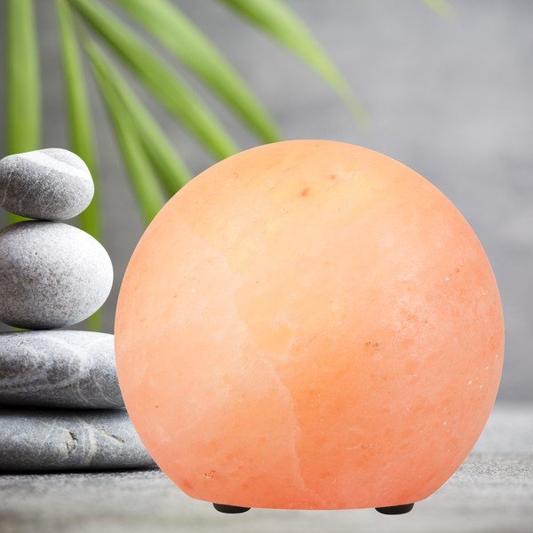 Oranžová soľná lampa, výška 14 cm Sally - LAMKUR-image-1