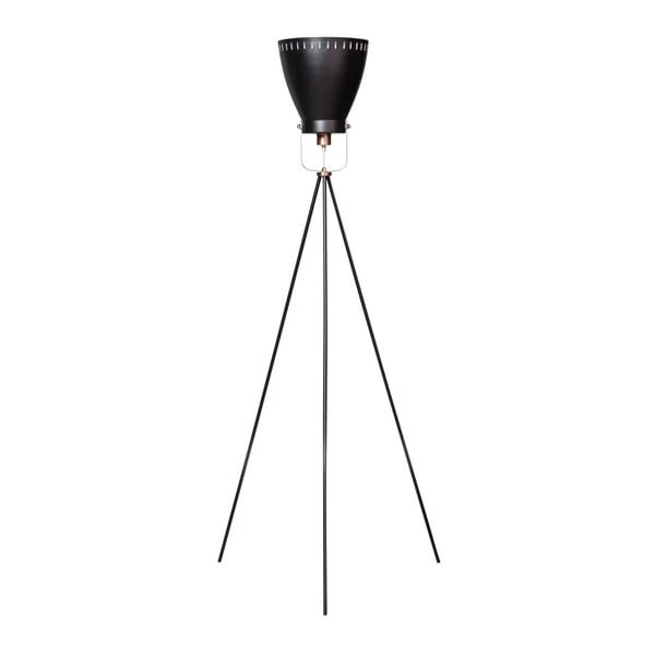 Stojacia lampa s trojnožkou a medenými detailmi ETH Acate Industri
