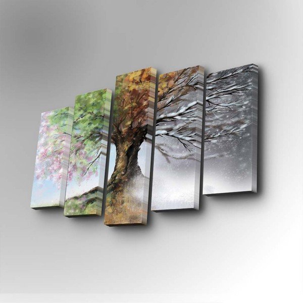 Viacdielny obraz Four Seasons, 82 × 50 cm-image-2
