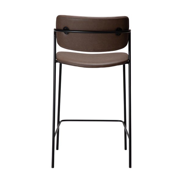 Hnedá barová stolička (výška sedadla 67,5 cm) Zed – DAN-FORM Denmark-image-3