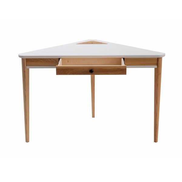 Biely rohový pracovný stôl Ragaba Ashme-image-2