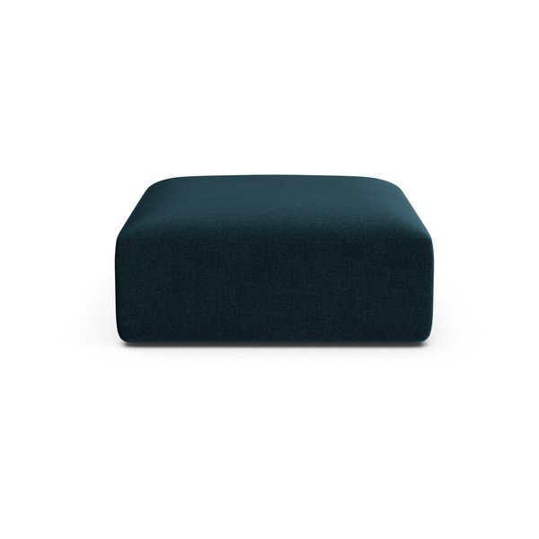 Zamatová podnožka v petrolejovej farbe Campi – Cosmopolitan Design-image-2