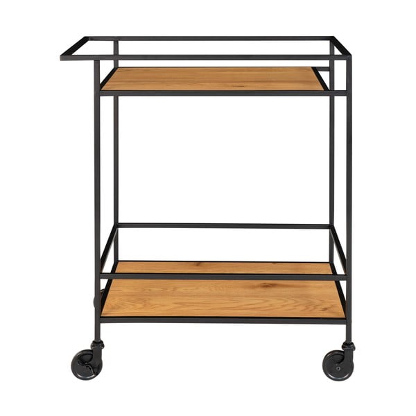 Barový vozík s doskami v dubovom dekore House Nordic Vita-image-3