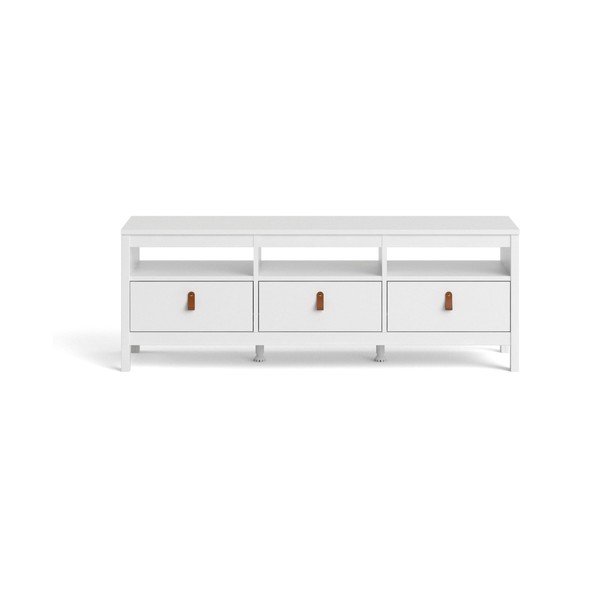 Biely TV stolík 151x54 cm Madrid – Tvilum