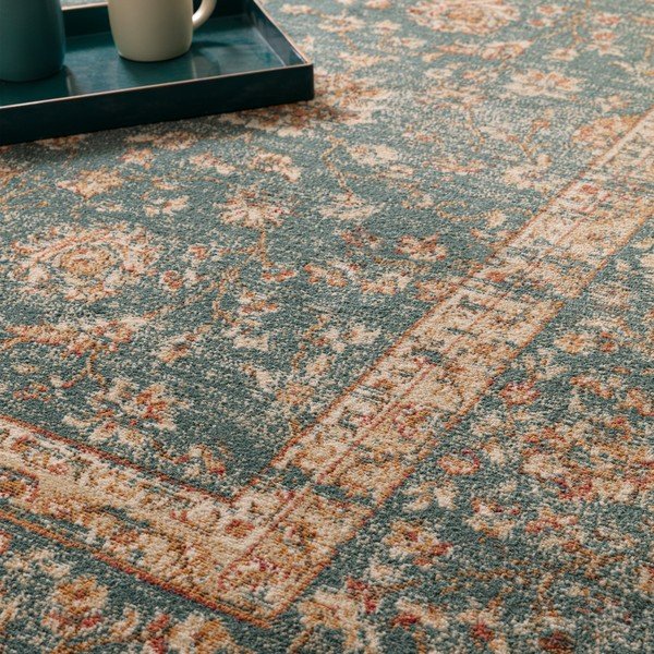 Koberec v petrolejovej farbe 240x340 cm Raja – Asiatic Carpets-image-4