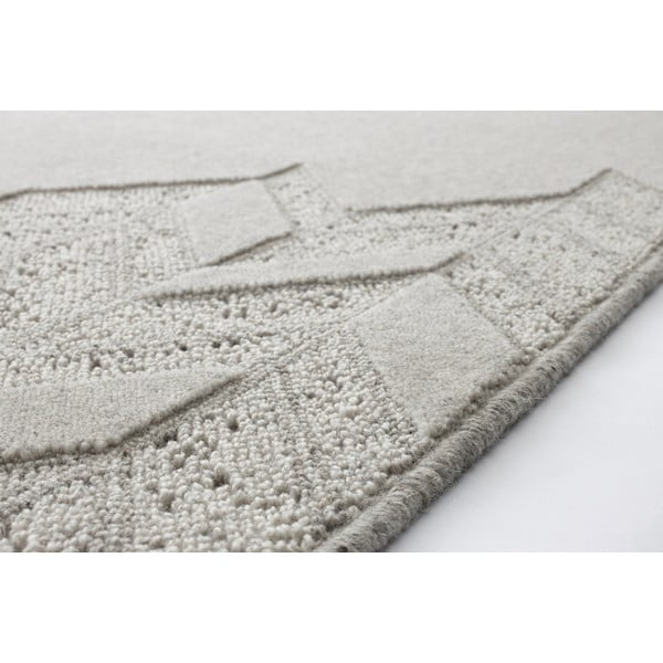 Svetlosivý vlnený koberec 120x180 cm Credo – Agnella-image-2