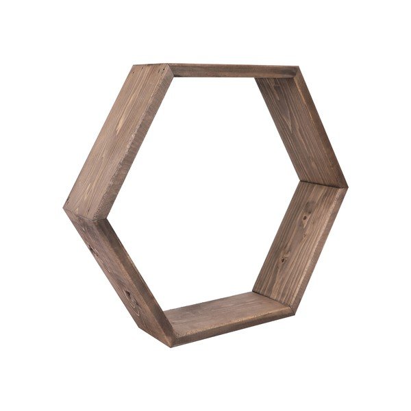 Súprava 3 drevených nástenných políc Bee-image-1