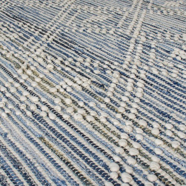 Modrý bavlnený koberec Flair Rugs Lissie, 120 x 170 cm-image-2