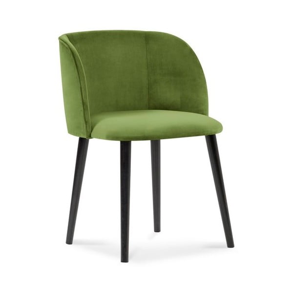 Zelená jedálenská stolička so zamatovým poťahom Windsor & Co Sofas Aurora
