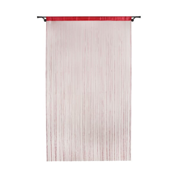 Vínovočervená záclona 140x285 cm String – Mendola Fabrics
