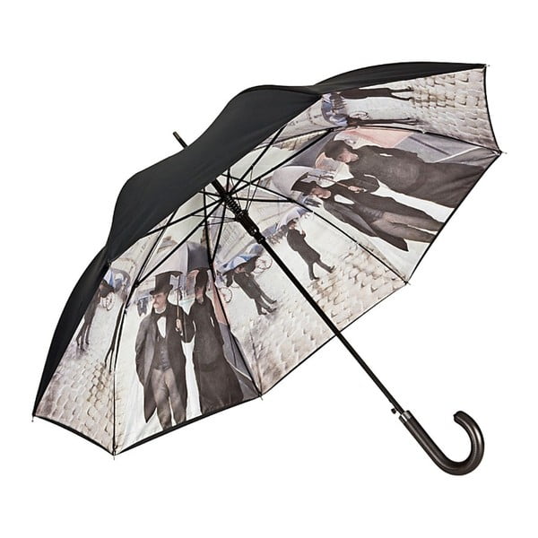 Dáždnik s rúčkou s dvojitou vrstvou Von Lilienfeld Rainy Paris, ø 100 cm