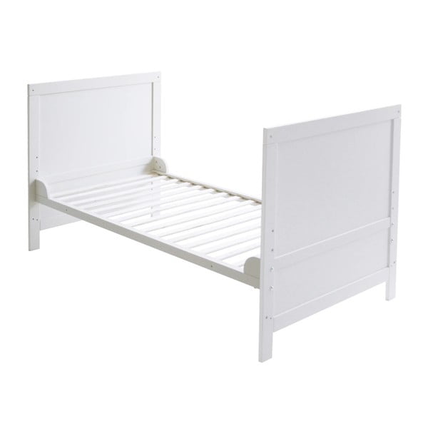 Biela postieľka s baldachýnom 70x140 cm – Roba-image-3