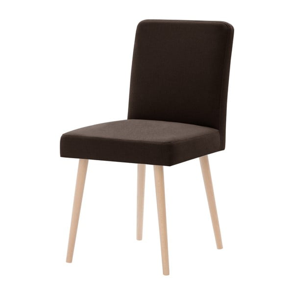 Svetlohnedá stolička s hnedými nohami Ted Lapidus Maison Fragrance
