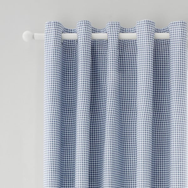 Bielo-modré závesy v súprave 2 ks 168x229 cm Lucia Floral Frill – Catherine Lansfield-image-1