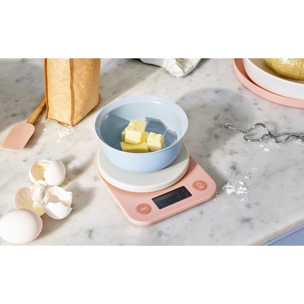 Čierna plastová digitálna kuchynská váha Foodie – RIG-TIG-image-2