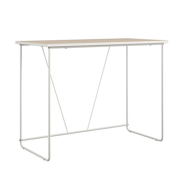 Pracovný stôl s doskou v dekore jaseňového dreva 49x99 cm Dante – Støraa