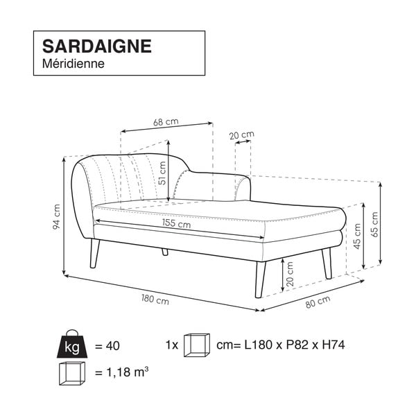 Béžová leňoška Mazzini Sofas Sardaigne-image-4