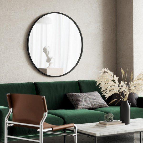 Nástenné zrkadlo ø 94 cm Hub – Umbra-image-3