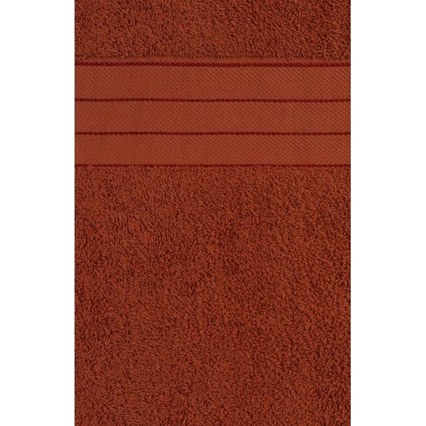 Froté bavlnené uteráky v tehlovej farbe v súprave 4 ks 50x100 cm – Good Morning-image-2