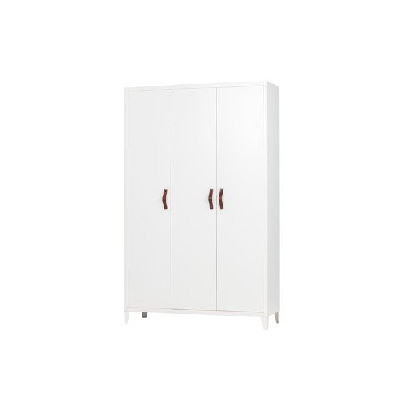 Biela šatníková skriňa WOOOD Brock, šírka 120 cm-image-1