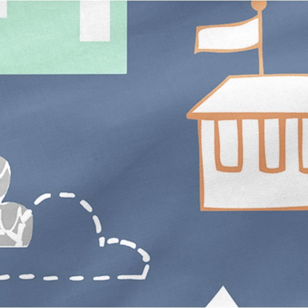 Detská bavlnená obliečka na vankúš Moshi Moshi Holidays, 50 x 75 cm-image-1