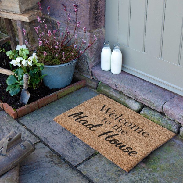 Rohožka z kokosového vlákna 40x60 cm Welcome to the Mad House – Artsy Doormats-image-4