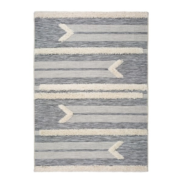 Sivo-biely koberec Universal Cheroky, 55 × 110 cm