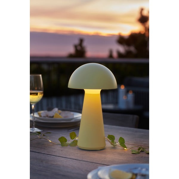 Žltá LED stolová lampa na diaľkové ovládanie (výška 28 cm) Sam – Sirius-image-3