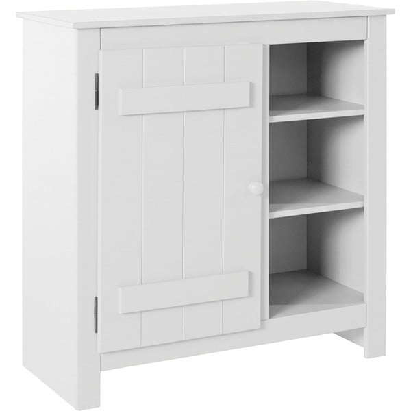 Biela skrinka z borovicového dreva 90x90 cm Bertram – Støraa-image-2