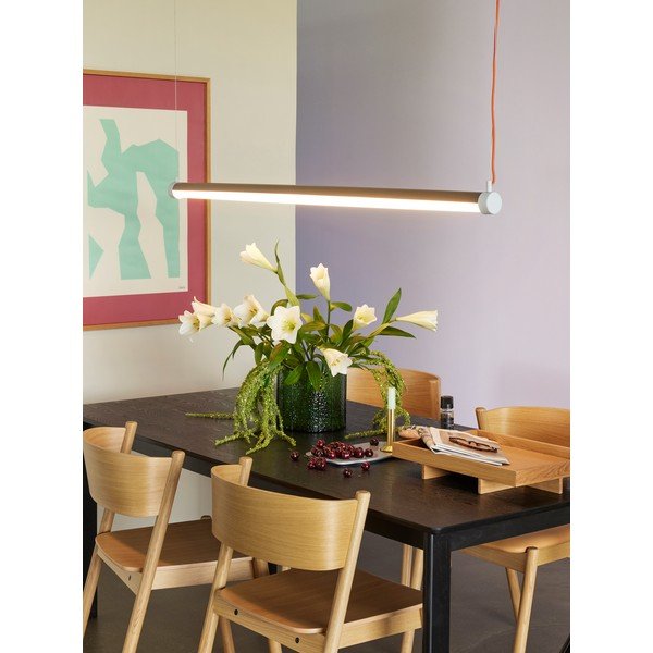 Sivé LED závesné svietidlo so stmievačom Interplay – Hübsch-image-1