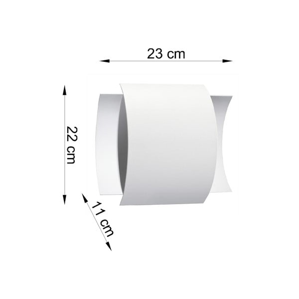 Biele nástenné svietidlo Sollux Forgmi-image-2