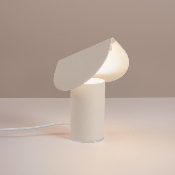 Béžová hliníková LED stolová lampa (výška  15 cm) BISCUIT – Thoro-image-1