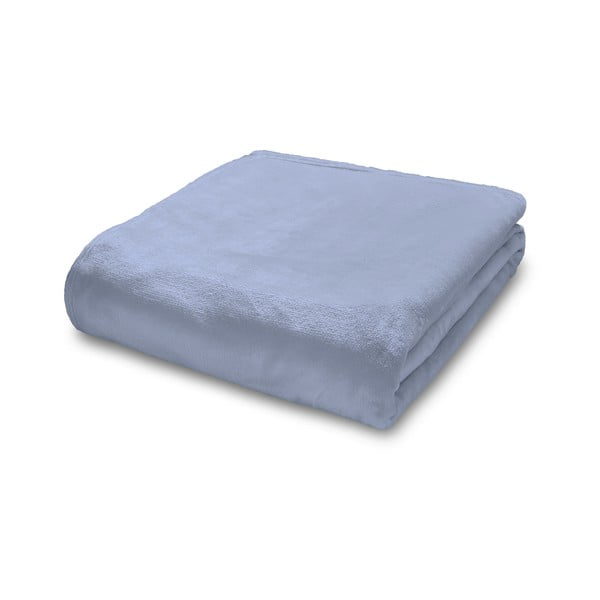 Svetlomodrá deka z mikroplyšu 130x170 cm Raschel Velvet – Catherine Lansfield