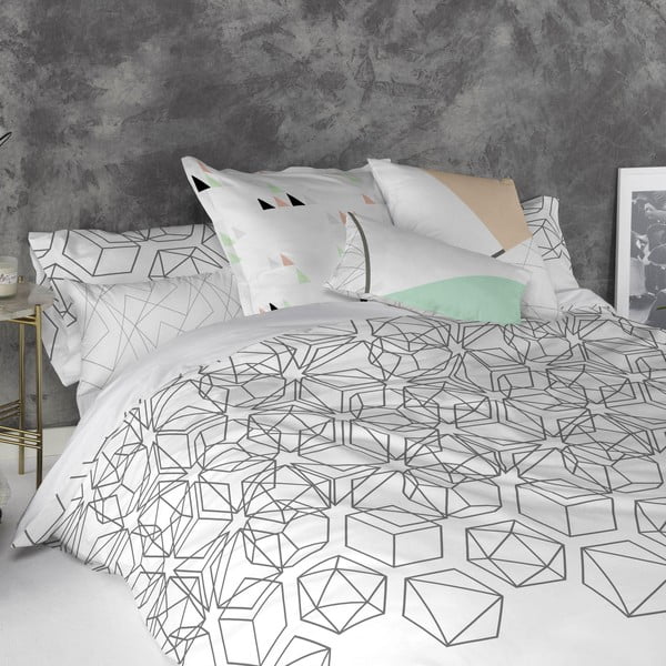 Súprava 2 bavlnených obliečok na vankúš Blanc Lake-image-1