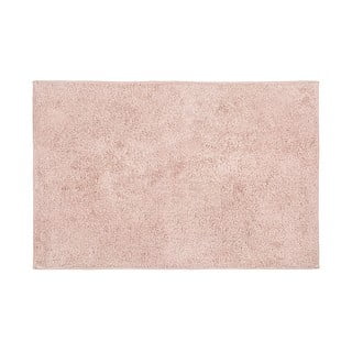 Ružová bavlnená kúpeľňová podložka Wenko Ono, 50 x 80 cm