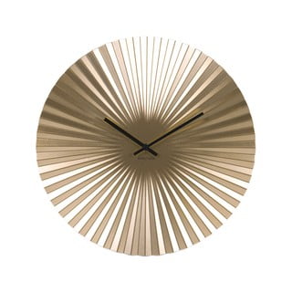 Hodiny v zlatej farbe Karlsson Sensu, ⌀ 40 cm