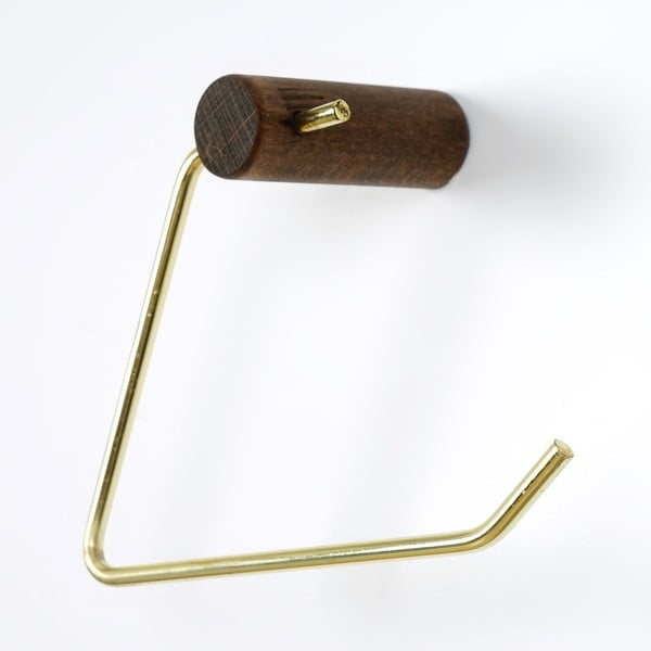 Nástenný drevený držiak na toaletný papier - Kalune Design-image-4