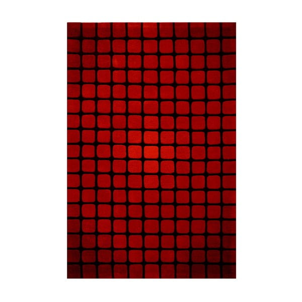 Koberec Casablanca Square 120x180 cm, červený