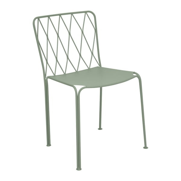 Sivozelená záhradná stolička Fermob Kintbury