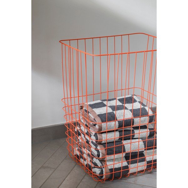 Oranžový kovovo-látkový kôš na bielizeň 64 l Store-It – Mette Ditmer Denmark-image-1