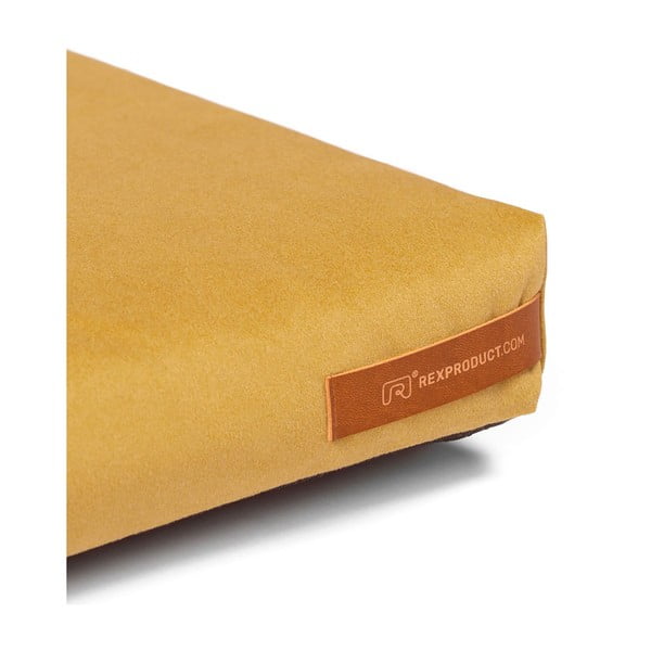 Žltý matrac pre psa z Eko kože 90x110 cm SoftPET Eco XXL – Rexproduct-image-4