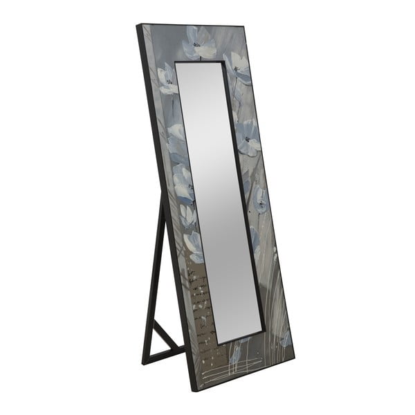 Voľne stojacie zrkadlo s dekoratívnym rámom Mauro Ferretti Flowny, 30 x 120 cm