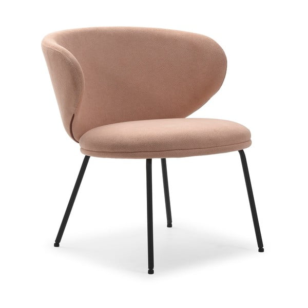 Svetloružové kreslo Rush – Marckeric