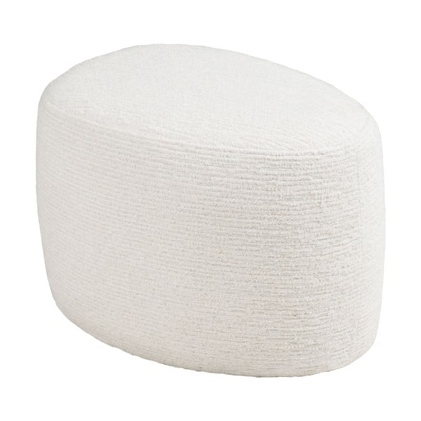 Krémovobiely ženilkový taburet Hilo – House Nordic