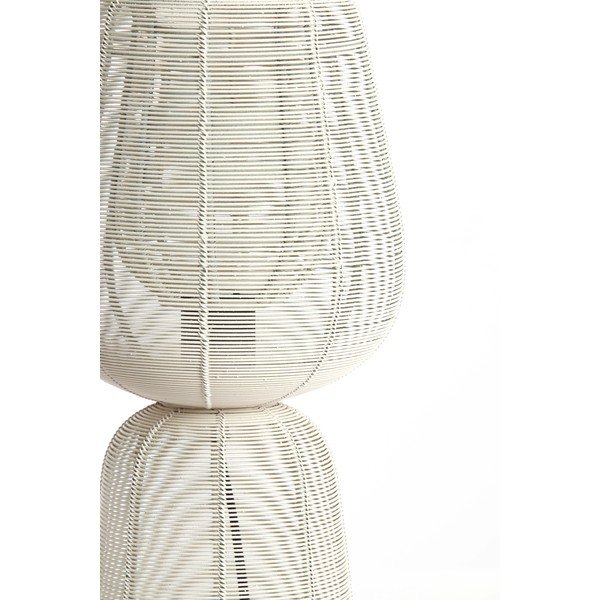 Krémová stolová lampa (výška 42 cm) Aboso – Light & Living-image-2