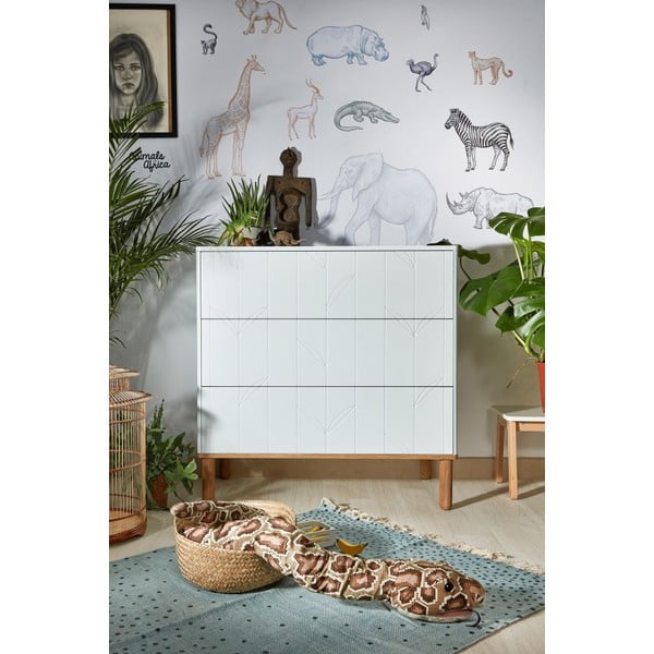 Biela detská komoda BELLAMY Toteme Botanic-image-2