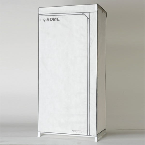 Biela textilná šatníková skriňa Compactor Wardrobe X1-image-3