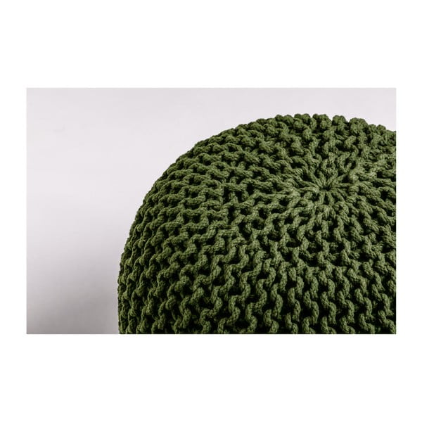 Olivovozelený sedací puf Bonami Essentials Jagger-image-2